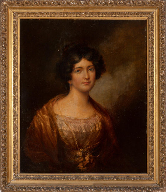 Attributed to Thomas Sully Portrait of Mrs. Dyson wife of Thomas Dyson of Yorkshire