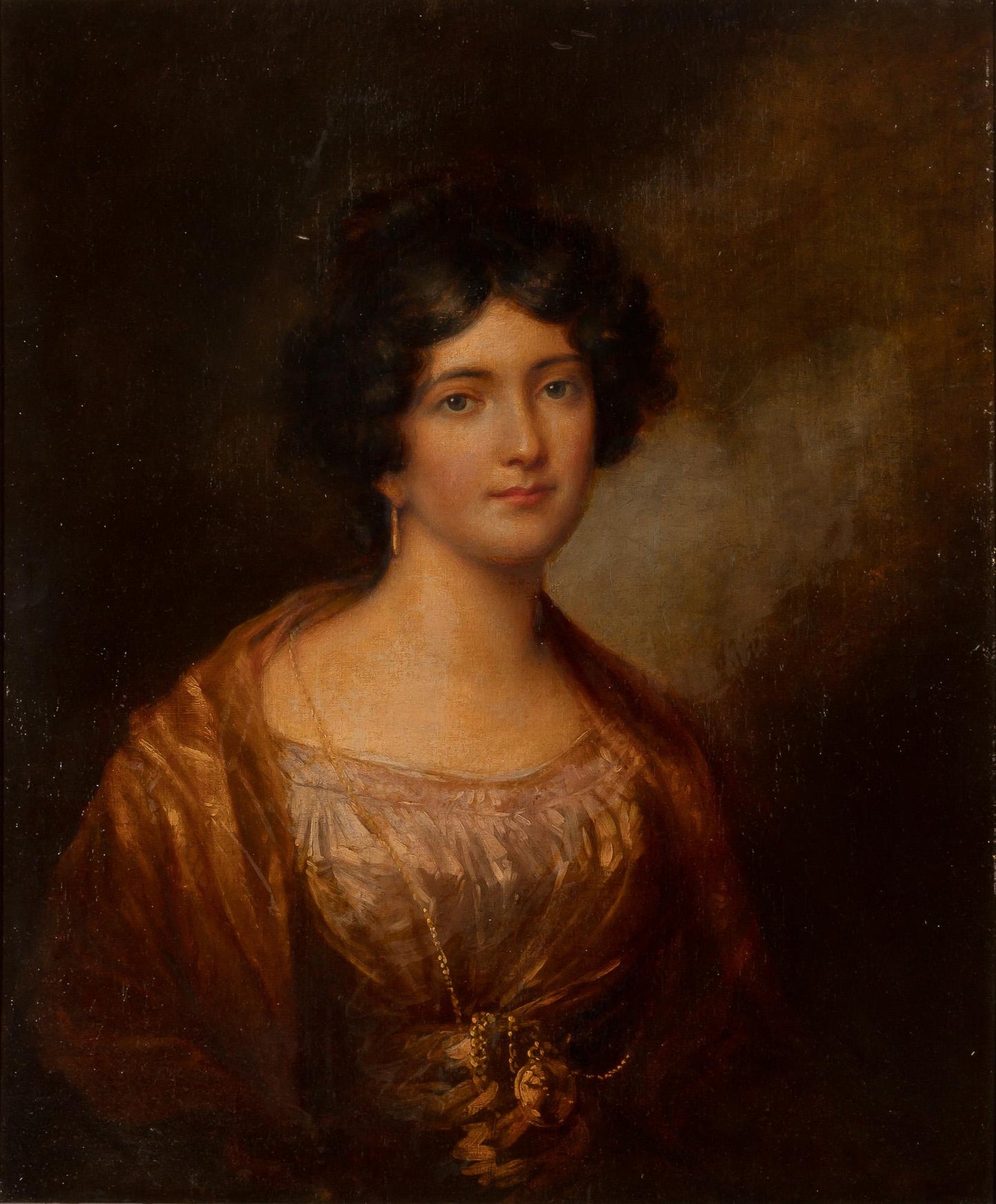 Attributed to Thomas Sully Portrait of Mrs. Dyson wife of Thomas Dyson of Yorkshire