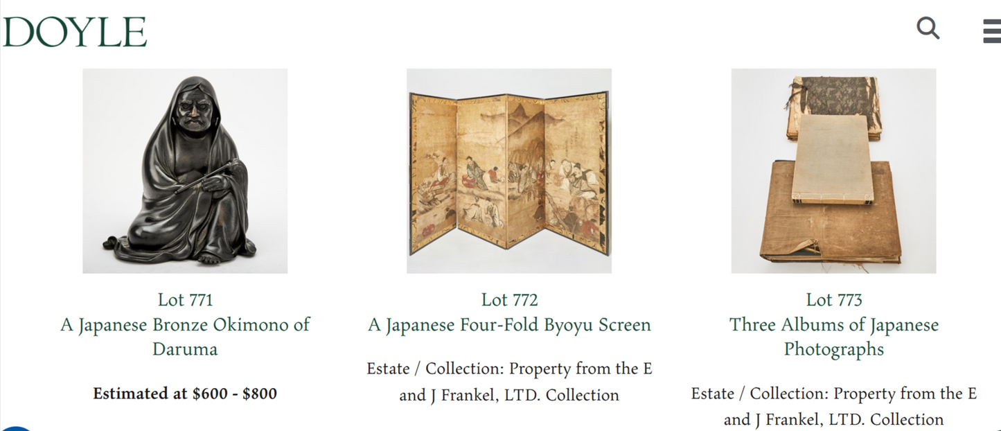 Genroku, circa 1702 Japanese Four-Fold Byoyu Screen Scholars Party Mountain Landscape 67 Inches