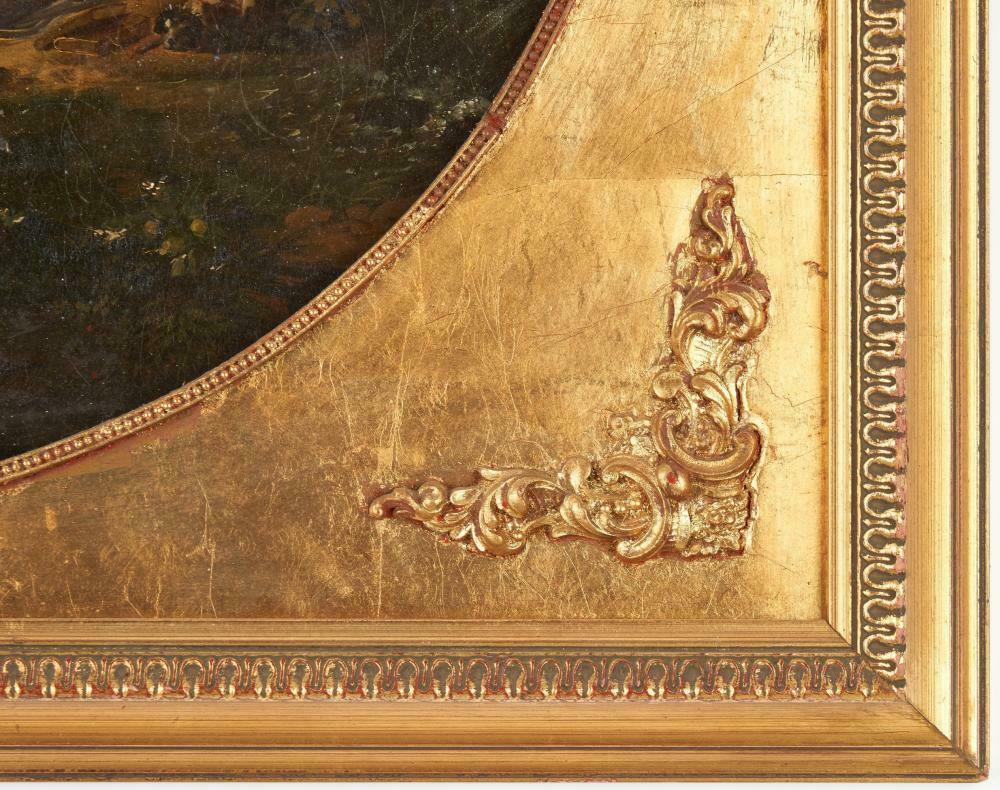 Telemachus and Mentor by Jacques Antoine Vallin (Paris, 1760-1831) oil on canvas