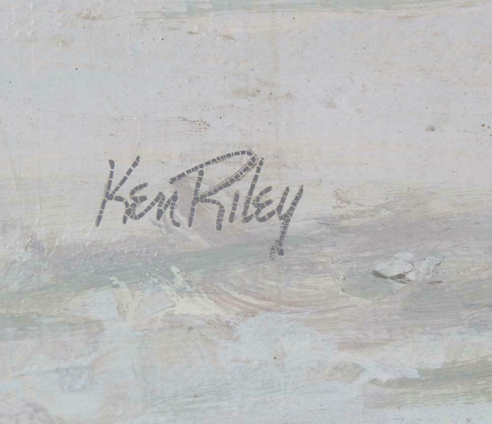 Mayflower Men Land on Cape Cod by Kenneth Riley Original Signed Painting