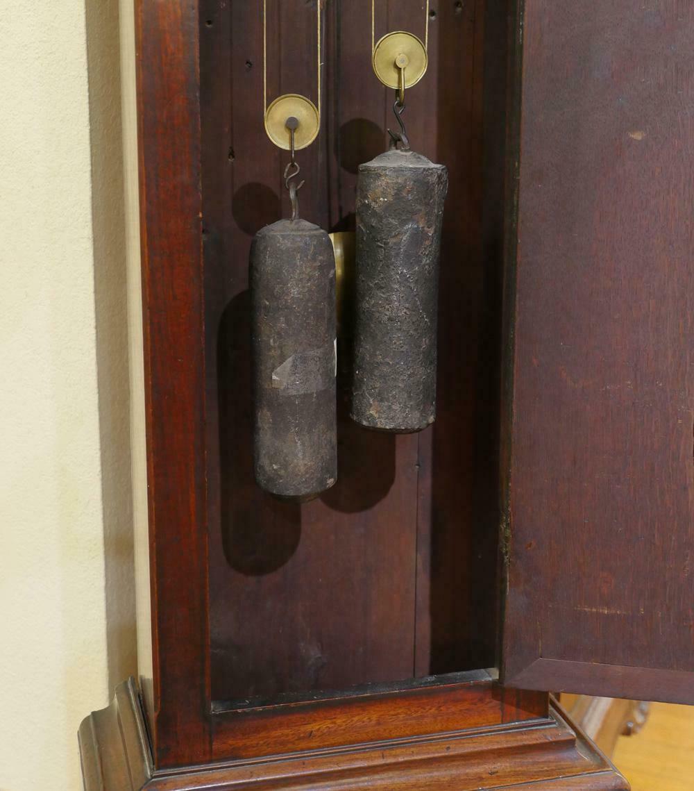 18TH Century Mahogany Longcase Grandfather Clock Edward Stevens Boston UK