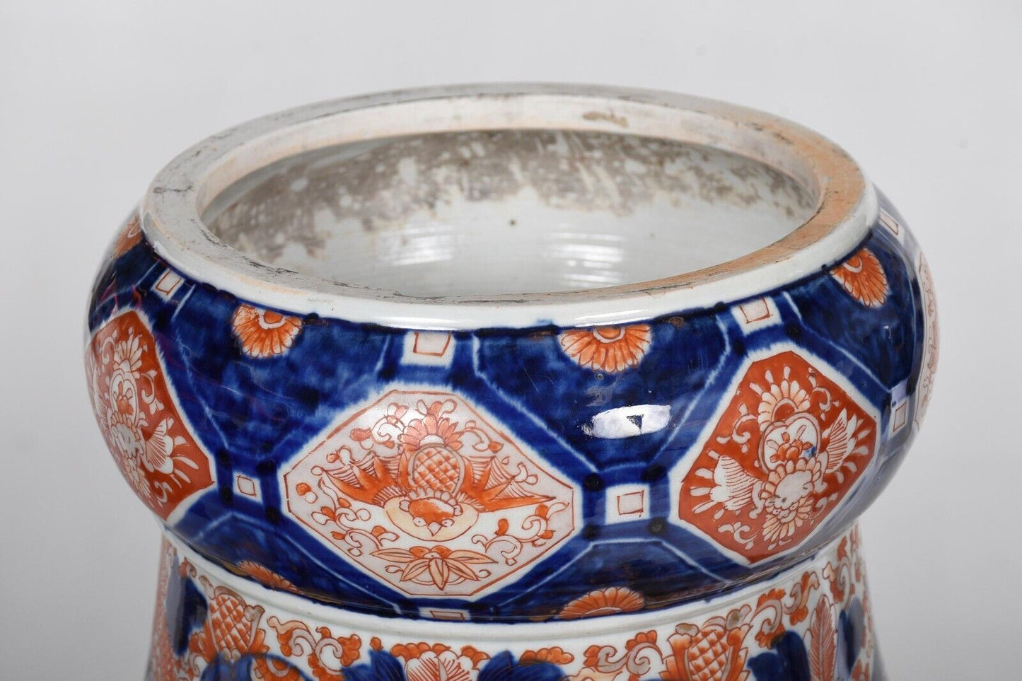 19th Century Japanese Imari Meiji 51 Inch Palace Floor Vase