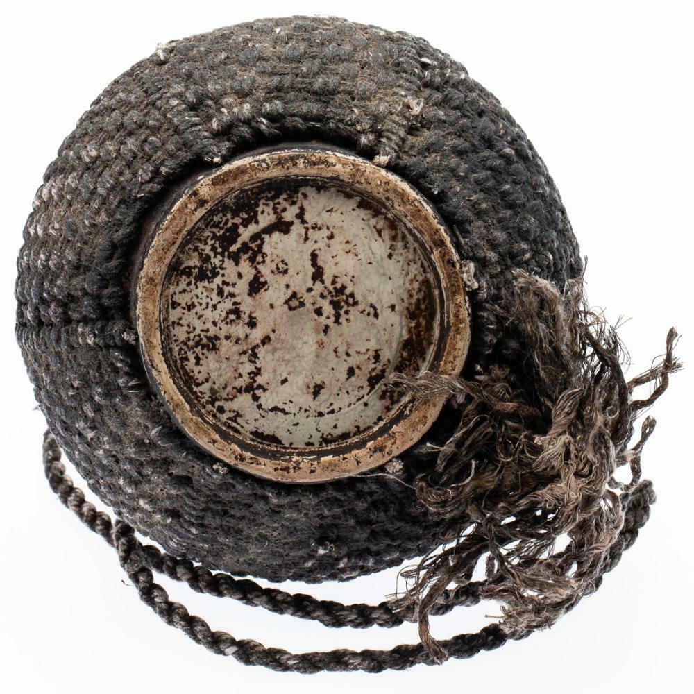 Japanese 18th Century VOC East India Trading Company Bottle Jug with Woven Rope