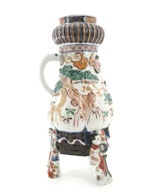 Circa 1720 Japanese Export Arita Imari Porcelain Coffee Pot