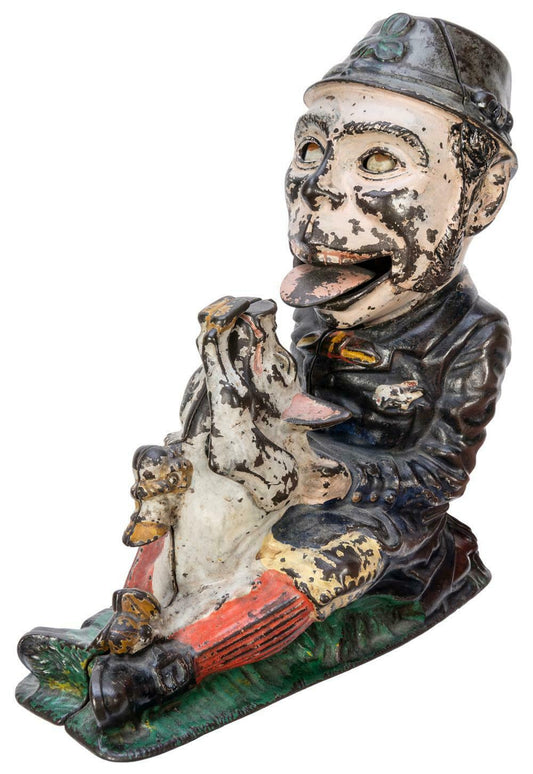 Original Paddy and the Pig Bank Mechanic Bank J.E. Stephens, Circa 1890