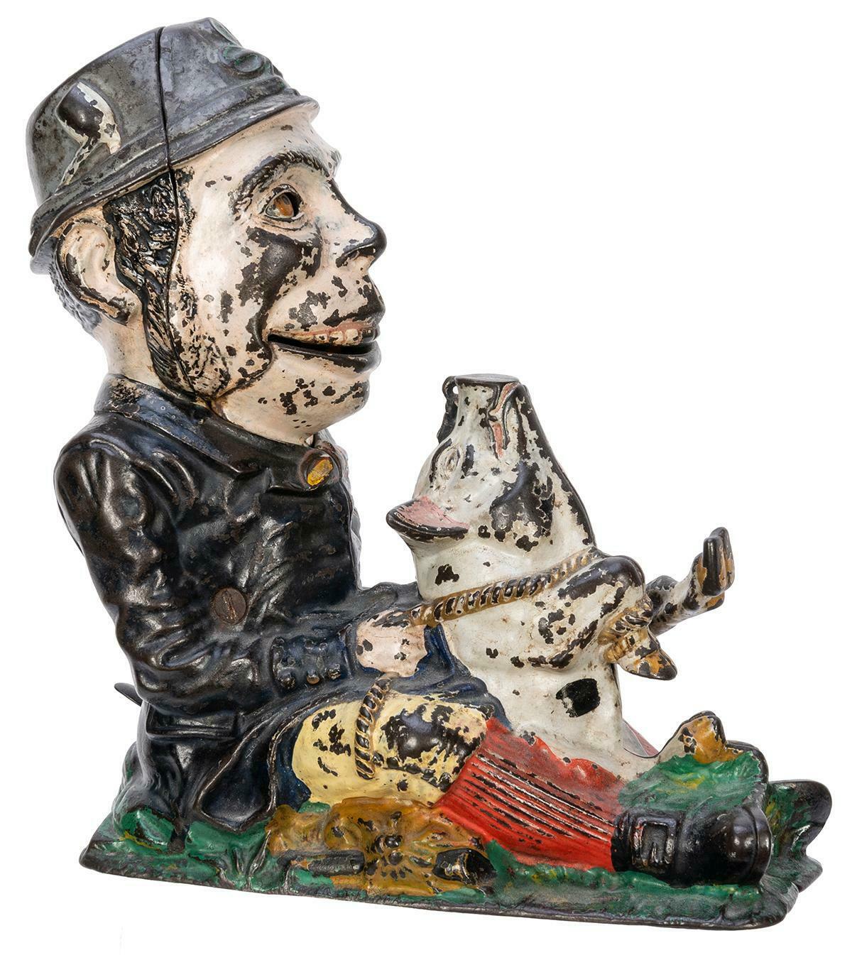 Original Paddy and the Pig Bank Mechanic Bank J.E. Stephens, Circa 1890