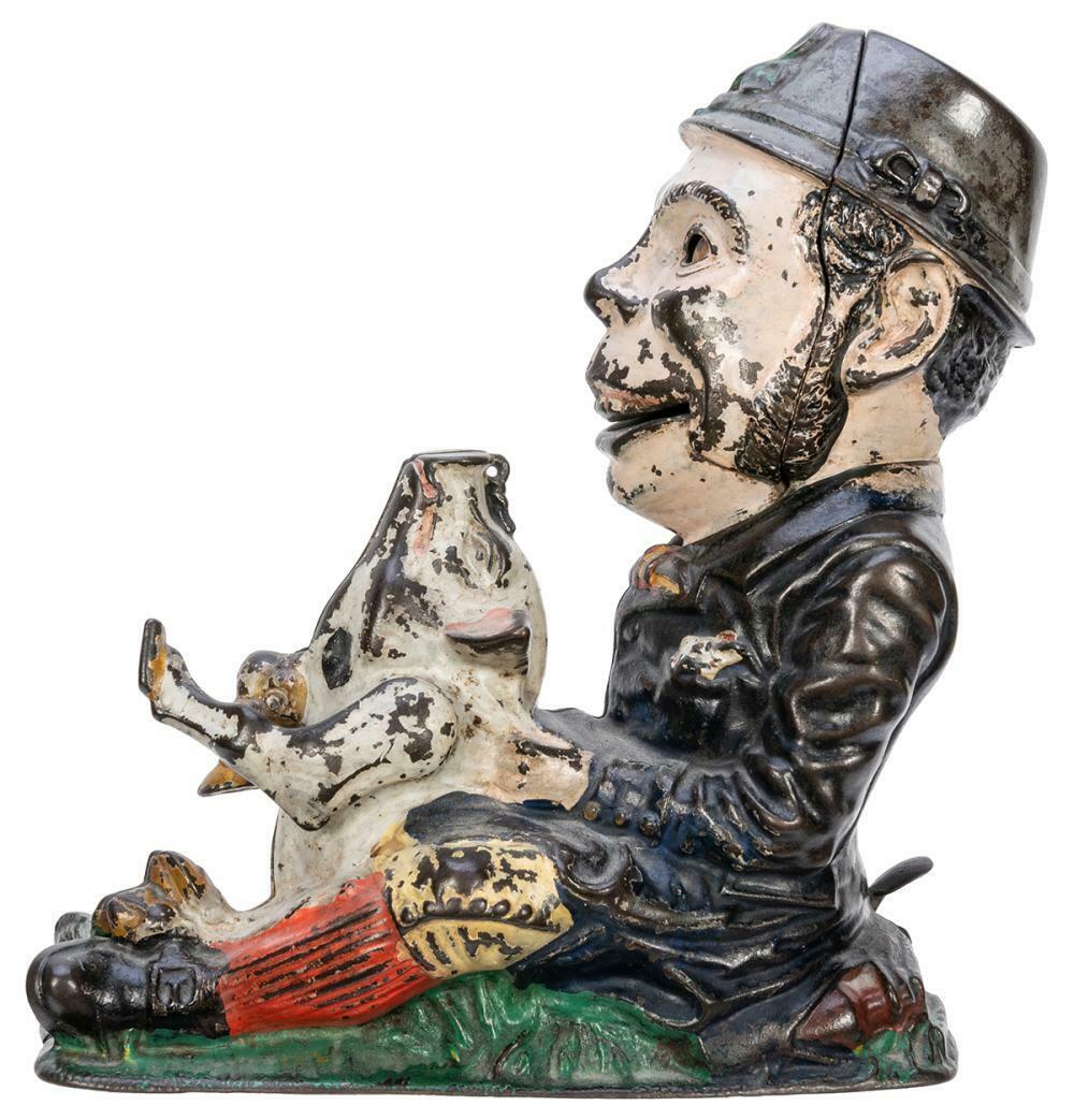 Original Paddy and the Pig Bank Mechanic Bank J.E. Stephens, Circa 1890