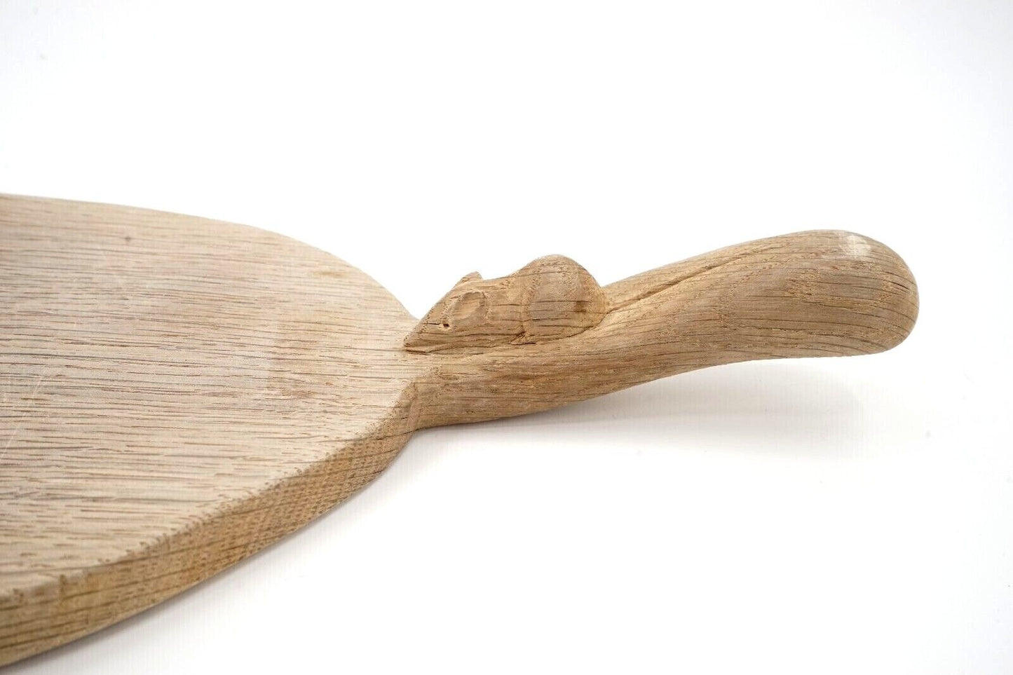 Robert Mouseman Thompson ADZED CARVED ENGLISH OAK OVAL Cheese Board
