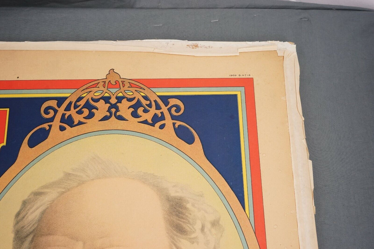 RARE: Original 1897 PT. Barmun & J.A. Bailey Circus Poster By Strobridge