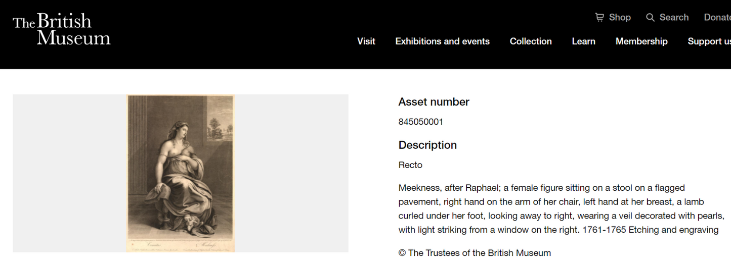 COMITAS PAINTING AFTER RAPHAEL 19thC ROMAN SCHOOL Oil on Canvas 25x13.75