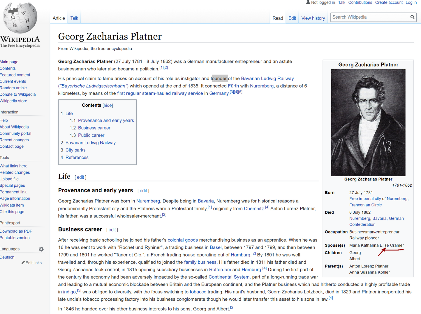 .800 Silver German Inkwell Set Georg Platner Founder 1st German Railroad Dated 1858