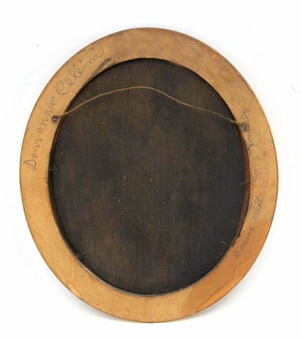 Painting of Benvenuto Cellini by Leopoldo Dumini (Italian 1825 - 1908) Oil on Wood