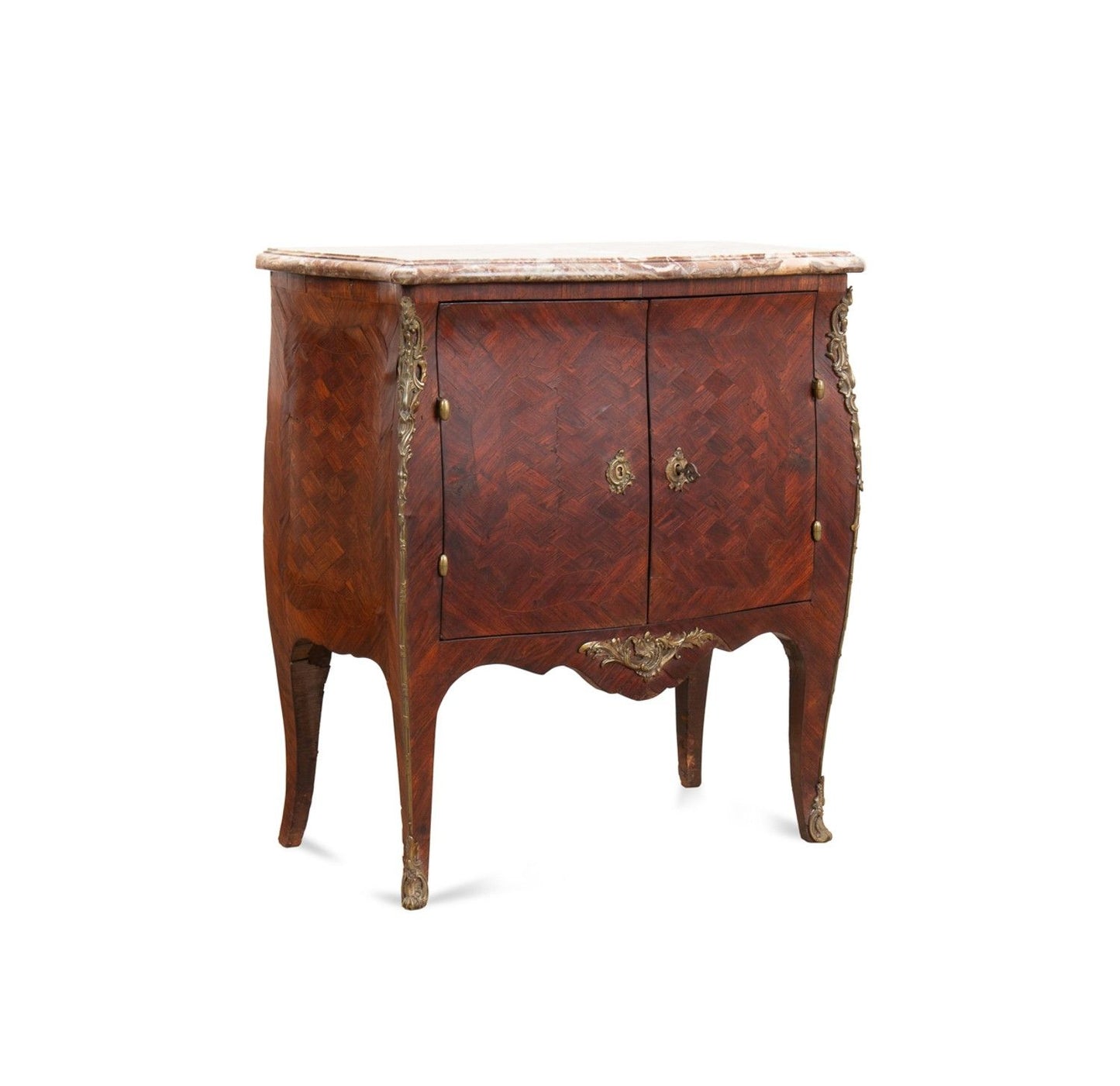 PIERRE DENIZOT LOUIS XV PERIOD BOMBE COMMODE