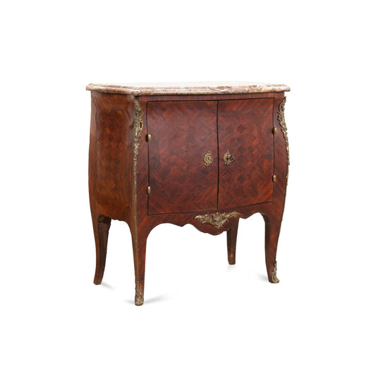 PIERRE DENIZOT LOUIS XV PERIOD BOMBE COMMODE