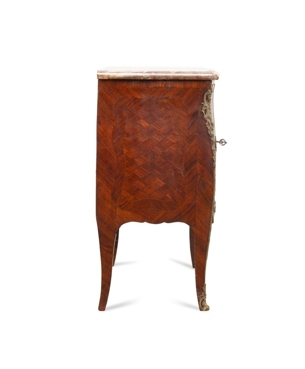 PIERRE DENIZOT LOUIS XV PERIOD BOMBE COMMODE