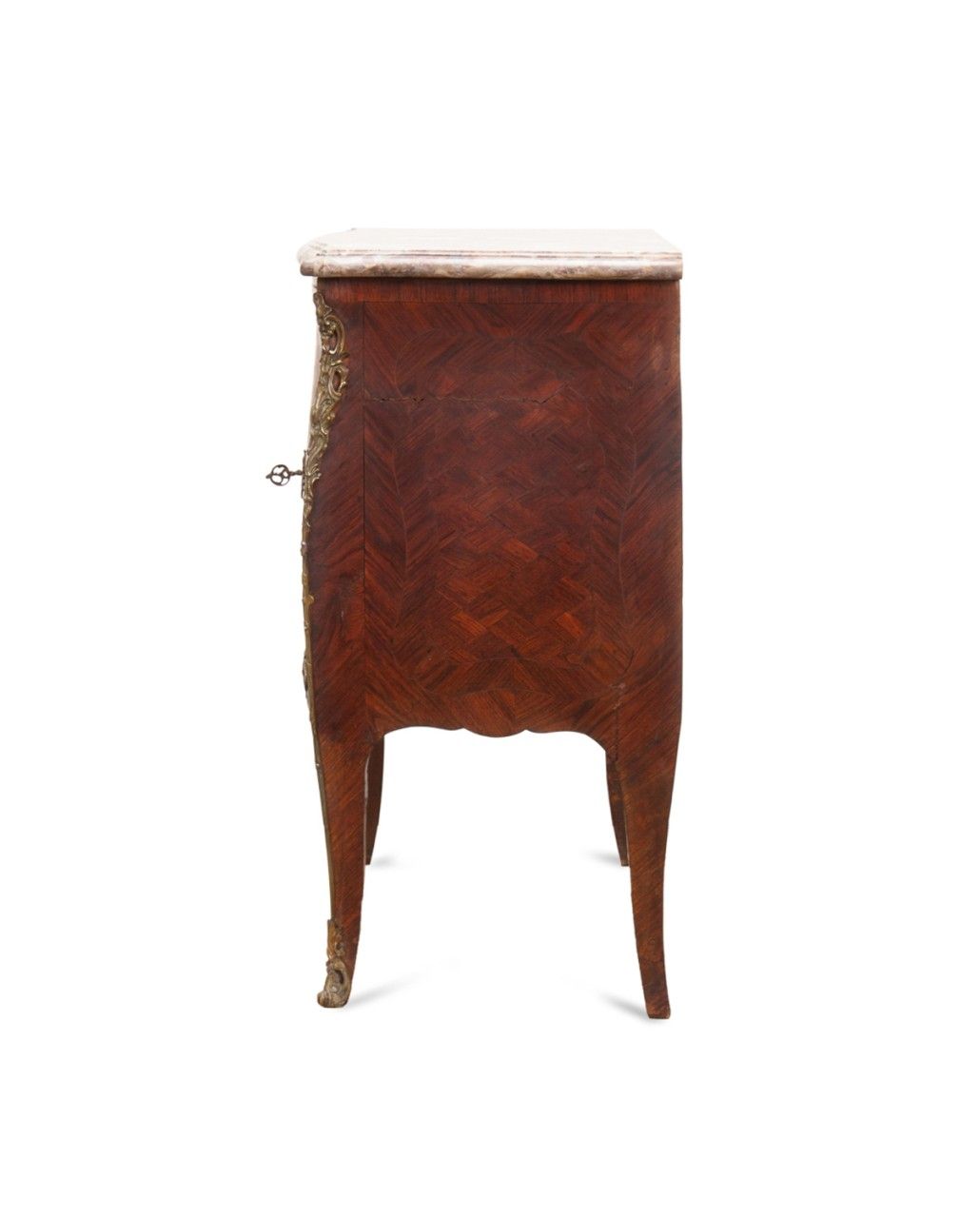 PIERRE DENIZOT LOUIS XV PERIOD BOMBE COMMODE