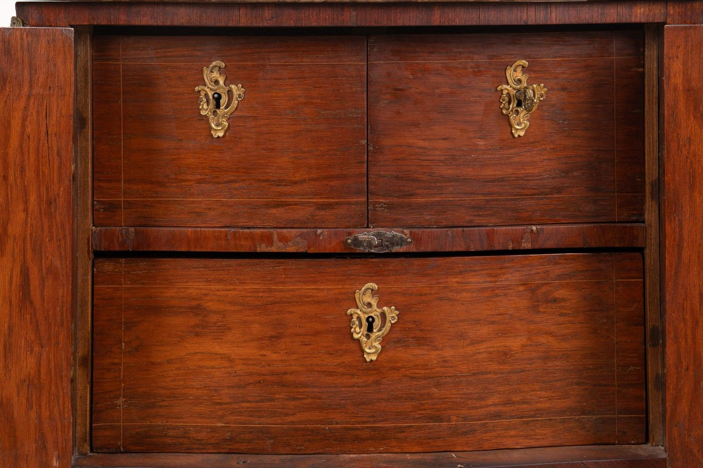 PIERRE DENIZOT LOUIS XV PERIOD BOMBE COMMODE