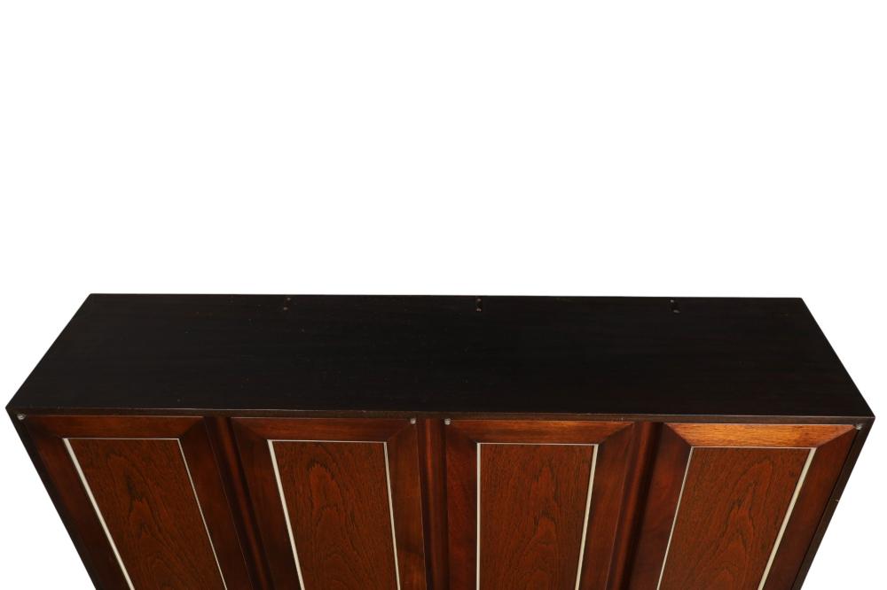 Mid Century Modern Harvey Probber 1922-2003 Two Part Luxury Apparel Cabinet