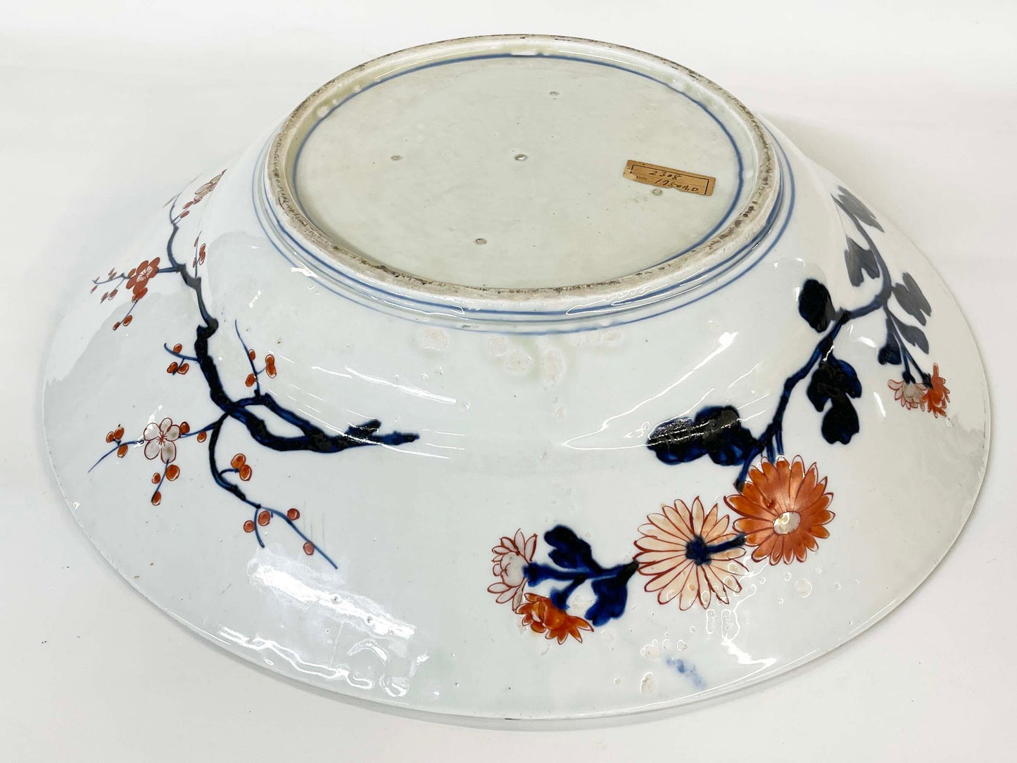 Japanese Imari Early 18th Century Charger 20 1 /2 inch Diameter Edo Period